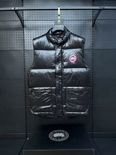 CANADA GOOSE Classic Black Vest Down Jackets men S-XXL sizes