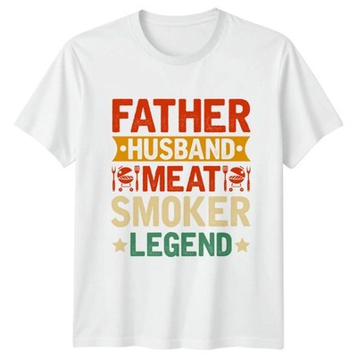 Vater Mann Fleischräuchermann Legende Herren T-Shirt Fleisch Räuchern BBQ Vatertag Geschenk