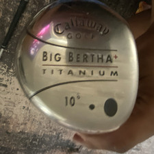 Callaway Big Bertha Titanium 10° Driver 1-Wood RH Graphite Shaft S Flex Silver