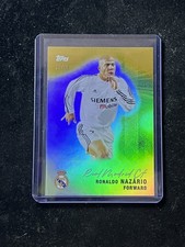 Ronaldo Nazario 2025-26 Topps Real Madrid Team Set Pursuit Portraits Gold /50