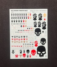 Warhammer 40k Red Corsairs Transfer Sheet Chaos Space Marines 40,000