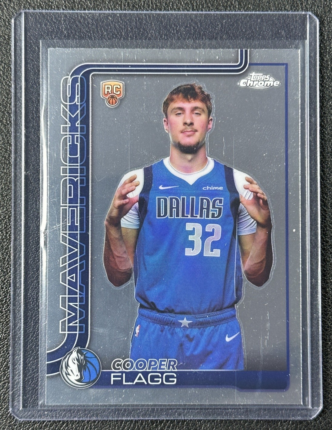 COOPER FLAGG 2025-26 TOPPS CHROME #251 IMAGE VARIATION RC SSP MAVERICKS