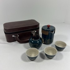 NEW Portable Porcelain Tea Set Chinese Kung Fu Loose Leaf Container Travel Case