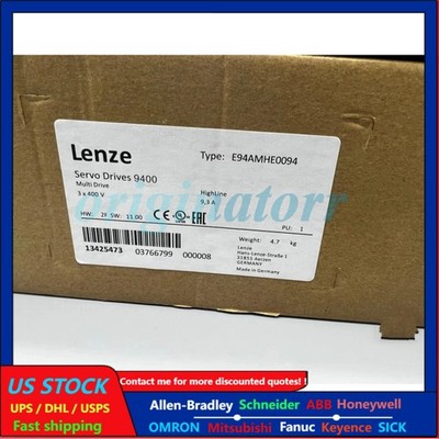 US Free TAX NEW LENZE E94AMHE0094 Servo Drive