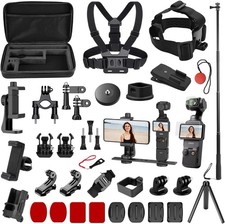 Accessories Kit for OSMO Pocket 3/Pocket 4, 2-In-1 Stand, Organizer Bag, Hard S