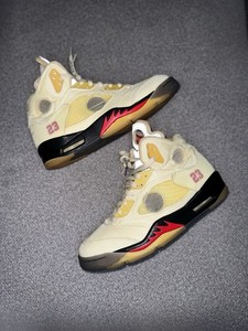 Jordan 5 Off White Sail | eBay