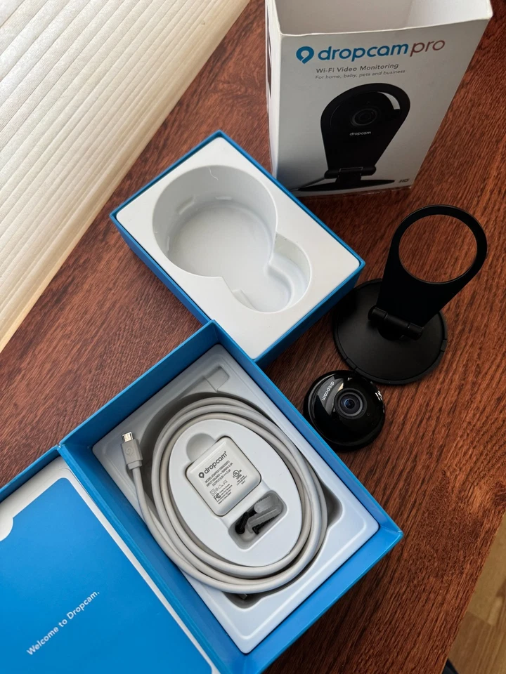 Lot of 2 cameras Dropcam Pro / Wi-Fi Video Monitoring Camera. Black. complete - Image 2 of 4