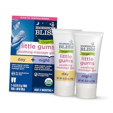Organic Little Gums Soothing Massage Gel Day and Night Combo, Great for