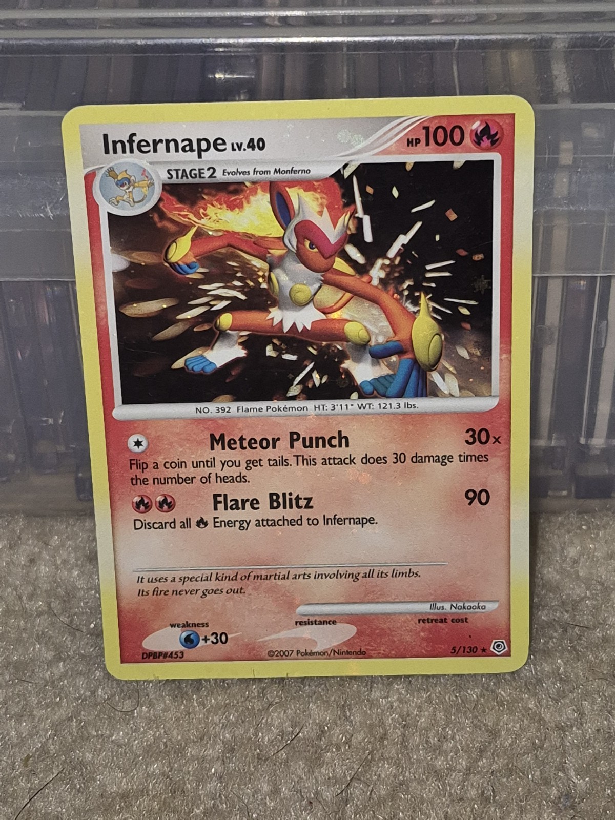 Pokémon TCG Infernape Diamond Pearl 5/130 Holo Holo Rare (LP)