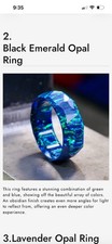 Patrick Adair Men's Crushed Opal Ring Multicolored, Size 10