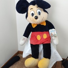 Knickerbocker Mickey Mouse Plush 30in Vintage 1970s Walt Disney Productions Tag