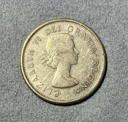 1964 Canada 25 Cents Elizabeth II - .800 Fine Silver - .1500 ASW - KM 52 - Nice