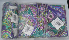 Vera Bradley HEATHER BOTTLE CADDY Pacifier Pod CHANGING PAD CLUTCH 3 Piece BABY