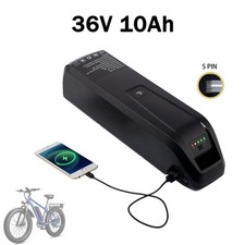 Hailong 36V 10Ah Lithium Ebike Battery For 200-1000W Motor Electric Battery 5Pin