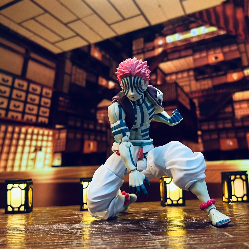 1/12 Custom Wired Coat For 6'' SHF Demon Slayer Akaza Action Figure（No Figure）