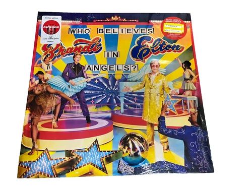 Elton John & Brandi Carlile Who Believes In Angels? COKE BOTTLE GREEN 2xLP Vinyl