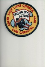 1977 Great Salt Lake Council Cub Carnival pat...