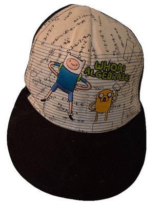Original Cartoon Network Adventure Time SnapBack Hat Finn Jake Whoa! Algebraic!