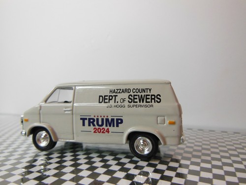 DUKES OF HAZZARD BOSS HOGG'S SEWER VAN and DONALD TRUMP 2024 / 1/64 see details - Picture 7 of 12