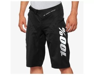 Open Box 100% Mens R-Core Mountain Bike Shorts Black Size 36