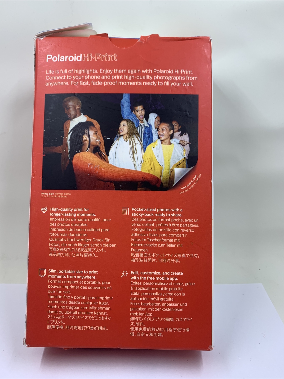 Polaroid Hi Print Bluetooth 2x3 Pocket Photo Printer 9046 For Sale Online Ebay Polaroid Hi Print Bluetooth 2x3 Pocket Photo Printer 9046 For Sale Online Ebay