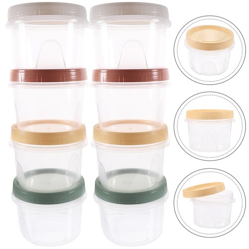 8pcs Seal Storage Jar Food Storage Container Fruit Yogurt Jam Vegetable Storage - Picture 11 of 12
