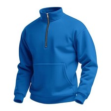 Men's Turtleneck Casual Sweatshirt Sports Long Sleeve Pullover Sweatshirt Hoodie