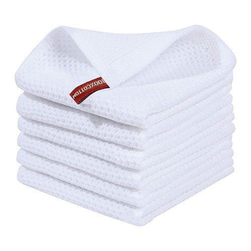 Long Lasting Waffle Weave Dish Rags Reusable and Eco Friendly Cleaning Option - Picture 13 of 27