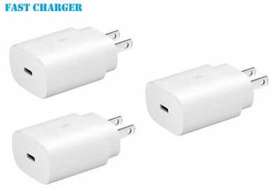 3x 25W USB Type C Fast Wall Charger PD Power Adapter For iPhone 11/12 iPad Pro
