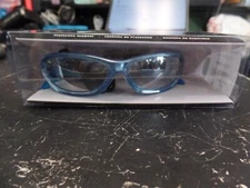 Orange County Choppers Safety Glasses Pearlescent Light Blue I/O Mirror Lens UV