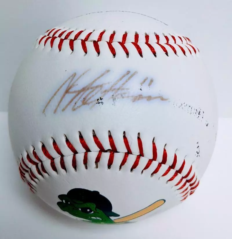 Nate Hanson Autograph Signed Auto Baseball Ball Beliot Snappers Minnesota  Twins | eBay