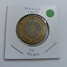 1997 Mexico 10 Pesos Coin  B15