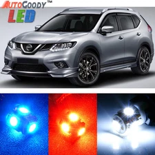 8 x Premium Xenon White LED Lights Interior Package Kit for Nissan Rogue + Tool