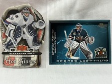 2006-07 Alex Auld Flair Showcase Hot Gloves  #HG29 Plus+ 04 Pacific Crease Light