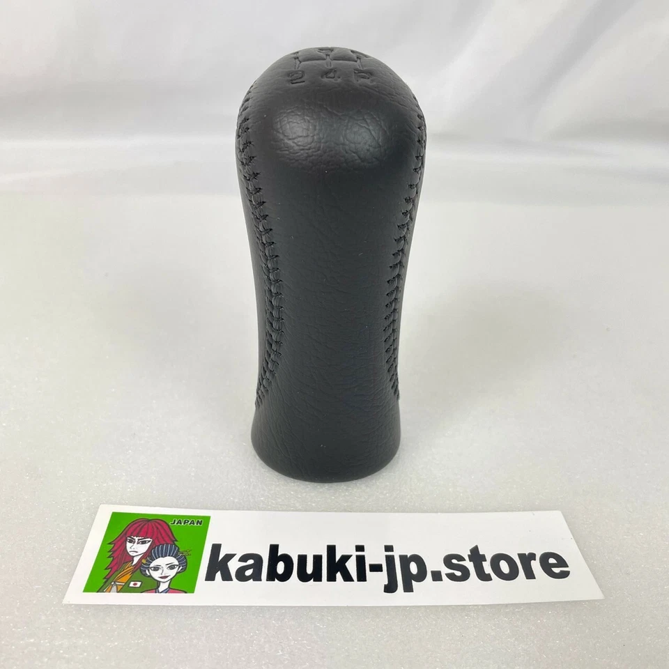 Nissan Genuino 32865-30P01 90-96 300ZX Fairlady Z Z32 Cuero Negro Perilla de Cambio  Foto 2 de 4