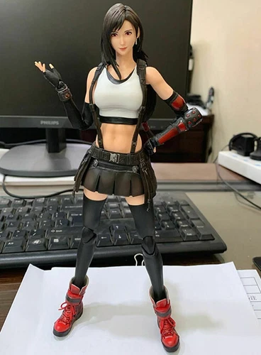 2025 Final Fantasy VII Remake Tifa Lockhart Action Figure Toy 10in PLAY ARTS Kai - Picture 23 of 23