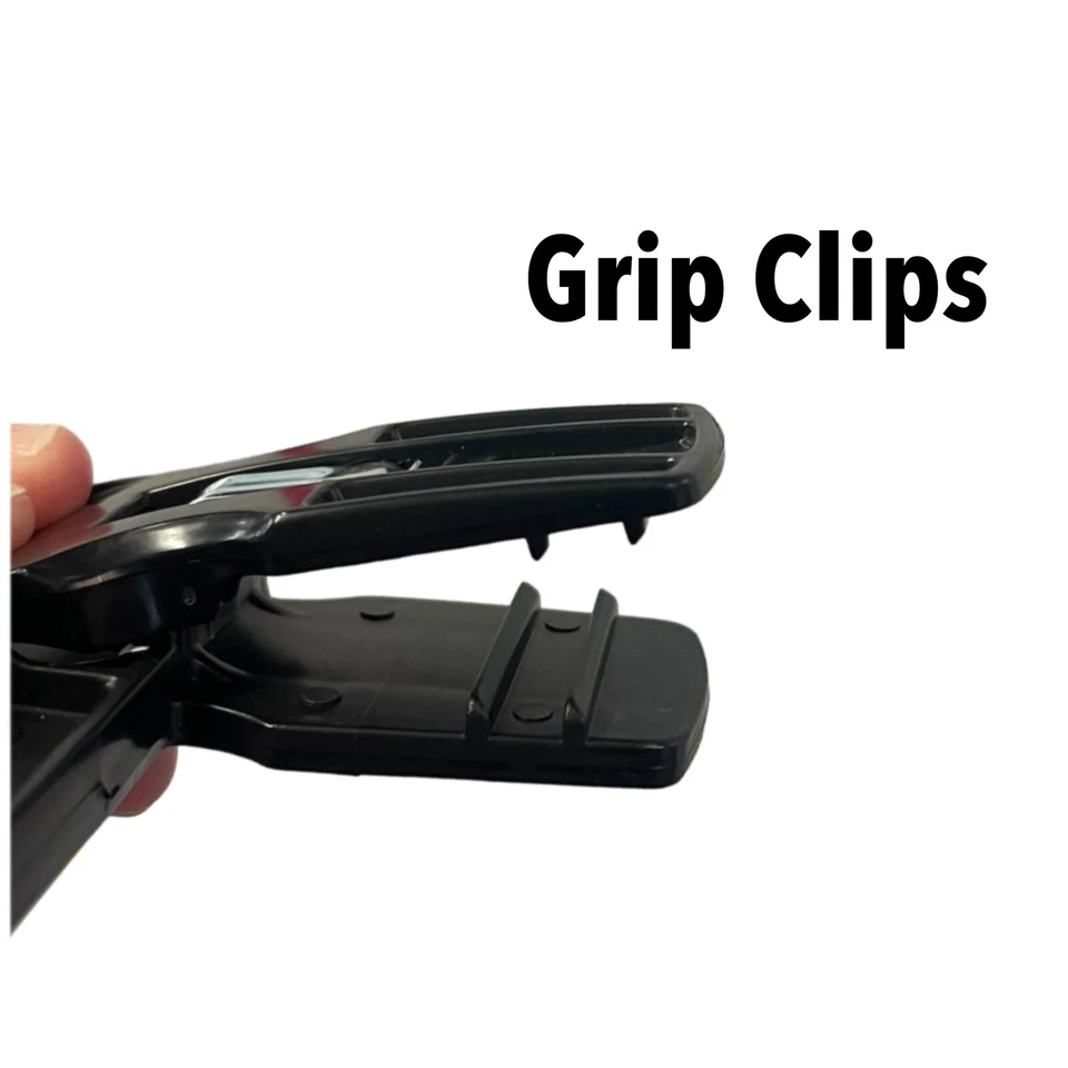 Black Clothes Hangers with GRIP CLIPS-12" pant-Lot of 150*SALE*50% off(IT#51) - Image 2 of 3