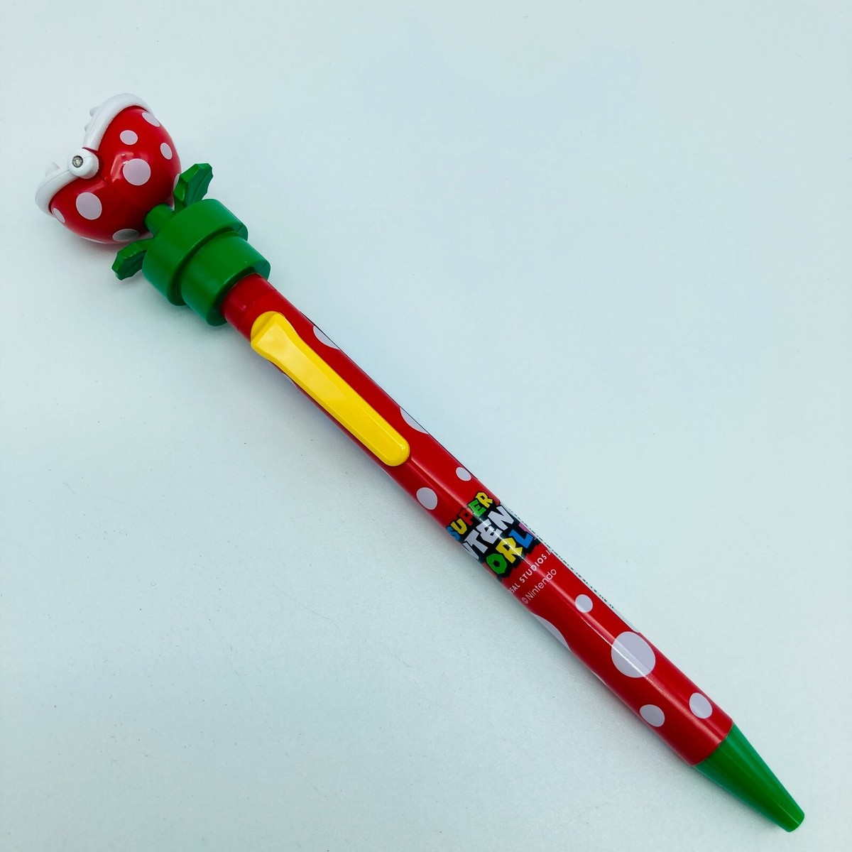 Super Nintendo World Piranha Plant Biting Ballpoint Pen UNIVERSAL