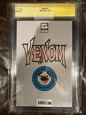 VENOM 7 SS 9.8 CGC SS Virgin Variant by Clayton Crain CGC Infinity