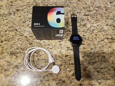Fossil Gen 6 Smartwatch 44mm Black Silicone - Black (DW13F2 Fossil Gen 6 Smartwatch 44mm Black Silicone - Black (DW13F2