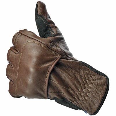 BILTWELL BELDEN GLOVES - CHOCOLATE/BLACK **BRAND NEW**