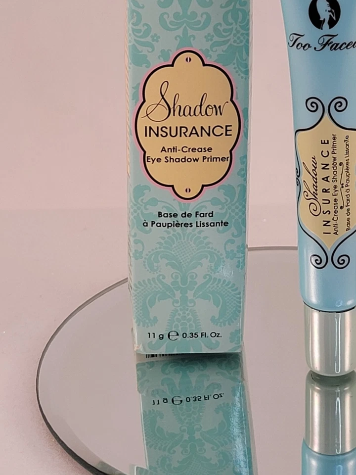 Too Faced Shadow Insurance Anti-Crease Eye Shadow Primer .35 oz Full Sz NIB RARE - Image 2 of 4
