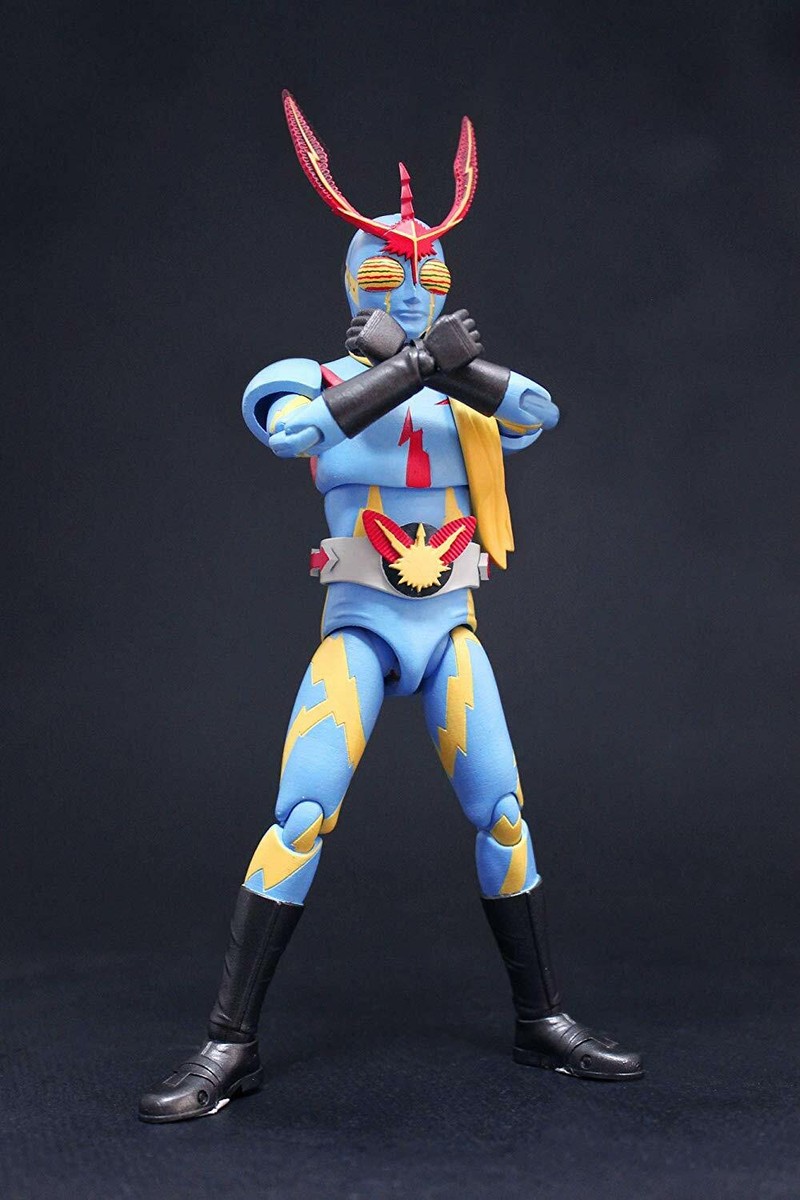 イナズマン　hero action figure NEW Hero Action Figure Inazuman Non-Scale PVC & ABS Complete
