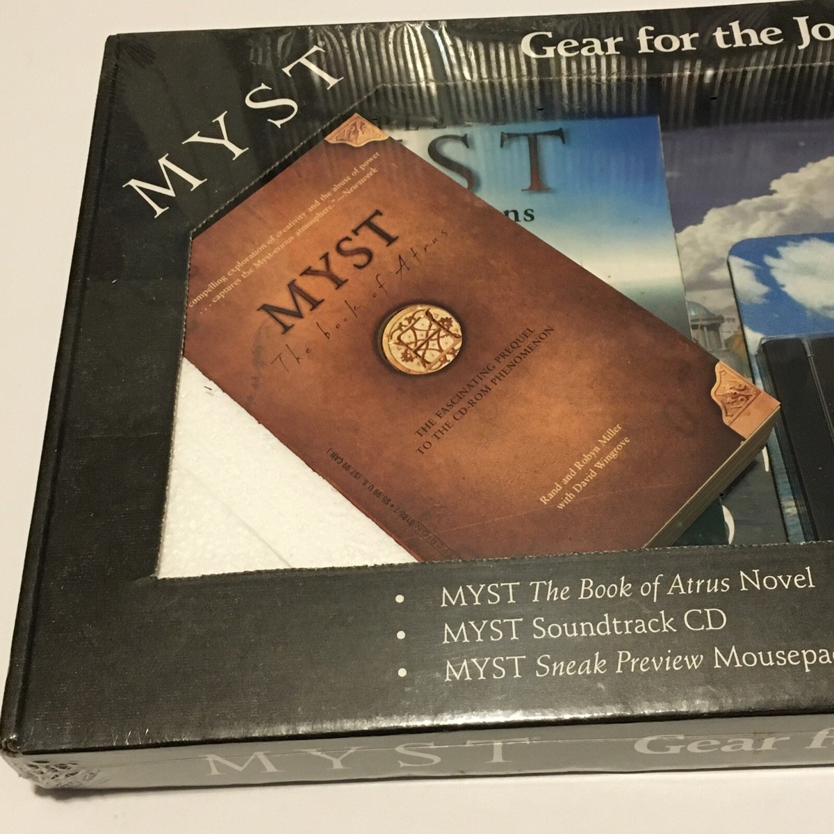 MYST PC T-Shirt, Calendar, Novel, Soundtrack CD, Gear For The 