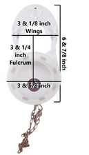 3 inch Kohler Flapper Valve Replacement w/ a Counter Balance by NuFlush