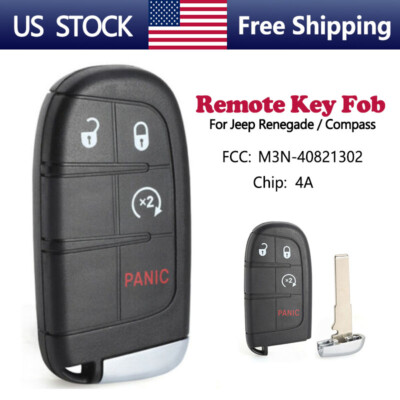 Jeep Key Fob Keyless Entry Smart Key Fob For Dodge Durango 2014 2015 2016 2017 2018 2019 2020 2021 2022 2023 M3N40821302 68066350AB (4 Button Hatch Hellcat Key Fob - Foto 7
