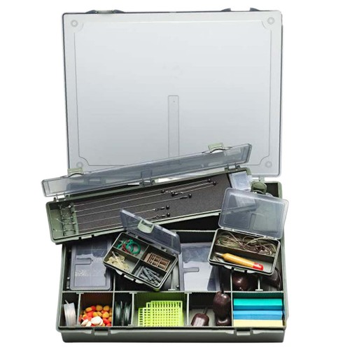 Plastic Box Fishing Tackle Box Small Accessory Box Square Fishhook Box - Picture 4 of 18