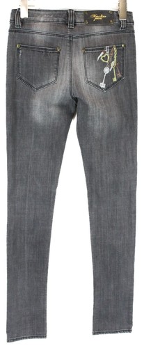 Jean Merona Capri Taille 16R - Bleu Foncé Brodé - Neuf Avec étiquette - Coupe Confort