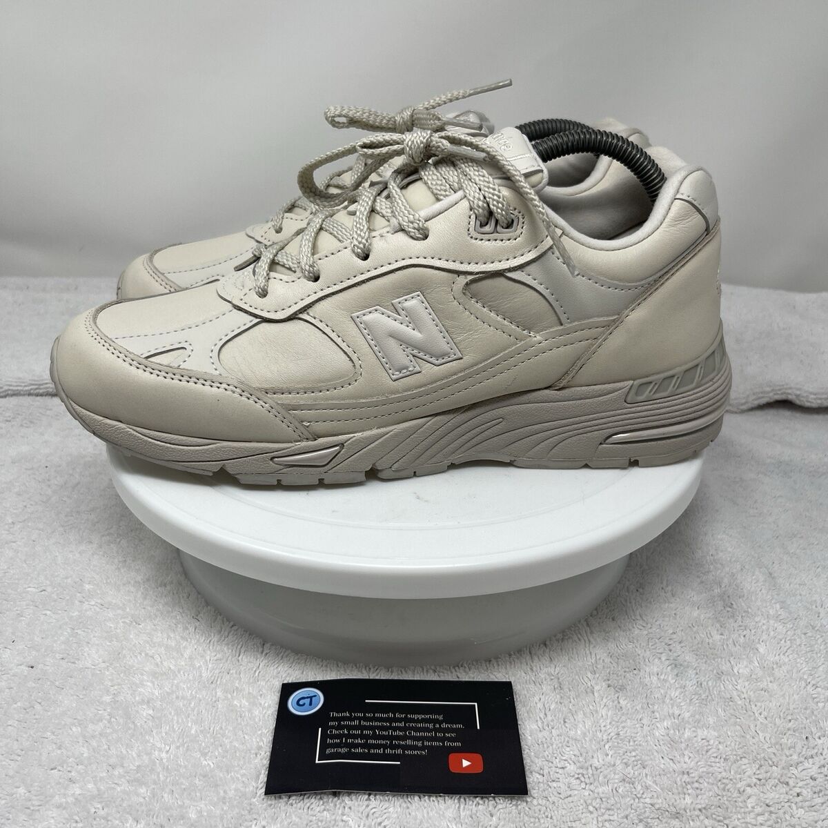 New Balance 991 Made in England Off White Shoes Women's Size New Balance 991 Made in England Off White Shoes Women's Size