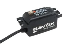 Savox SB2265MG-BE Black Low Profile High Voltage Brushless Digital Servo